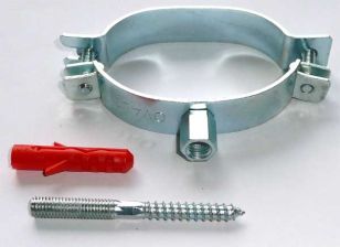 Ovalschellen-Set f�r Solar-Flexrohr (2in1)  DN 12