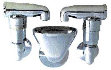 Rohrbel�fter 2-fach 1/2''x3/4''x1/2'' Nr. 8163 mit Doppeltrichter