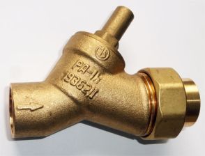 Schr�gsitz-R�ckschlagventil mit L�tanschlu� 18mm