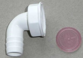 Schlaucht�lle 3/4''  90� f�r PP-Sifons