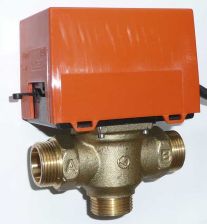 Solar 3-Wegeventil ohne Endschalter 3/4'' Au�engewinde  230 V