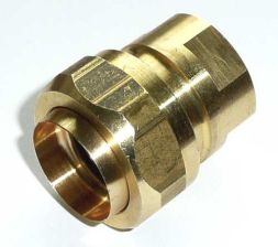 Quick-Verschraubung DN 16x1/2'' IG f�r Edelstahl-Wellrohr