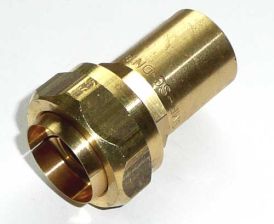 Quick-Stutzen-Verschraubung DN 16x22mm f�r Edelstahl-Wellrohr