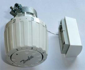 Danfoss Thermostatkopf RA/VL Fernf�hler 2 Meter mit Klemmanschlu� 26mm