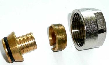 Klemmringverschraubung f�r PE-Rohr 3/4''x 12 x 2,0  Set 2 St�ck