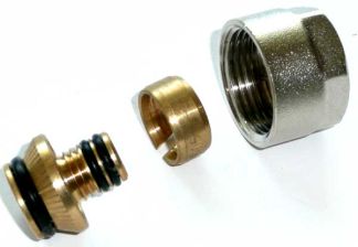 Klemmringverschraubung f�r Verbundrohr 3/4''x 14 x 2,0  Set 2 St�ck