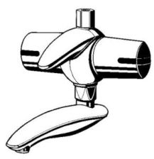 Ersatz-Armatur f�r EBK G/K, wei�