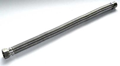 Edelstahl - Flexwellrohr 1/2'' ausziehbar von 75 - 130 mm