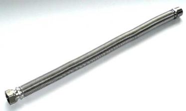 Edelstahl - Flexwellrohr 1/2'' ausziehbar von 110 - 210 mm