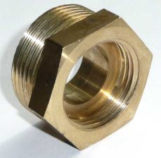 Reduzier-Muffennippel mit Innenbund 3/4''AG x 1/2'' IG  f�r DN 16