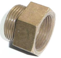 Muffennippel  1/2''AG x 1/2'' IG  f�r DN 12