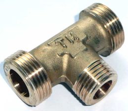 T-St�ck 1/2''x1/2''x1/2'' AG  f�r DN 12