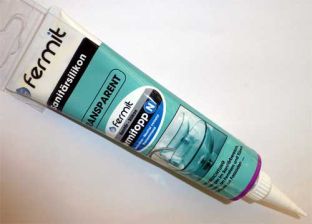 Fermit TOP Silikon-Fugendichtstoff Tube 100ml wei�