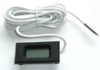 Fernthermometer -40 - 110�C mit F�hlerkabel und Digitalanzeige