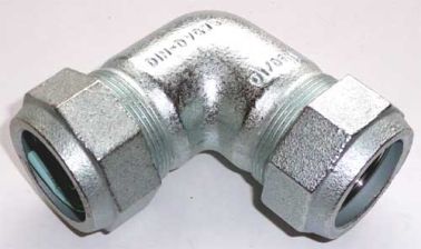 Gebo Winkel-Verschraubung f�r Stahlrohr 1/2''  Typ WO