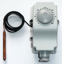 Geh�usethermostat 0-90�C mit Kapillarleitung 1m