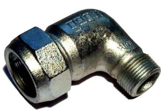 Gebo Winkel-Verschraubung f�r Stahlrohr 1''  Typ WA mit Au�engewinde
