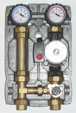 Pumpengruppe mit 3-Wege-Mischer, ohne �berstr�mventil, ohne  Pumpe