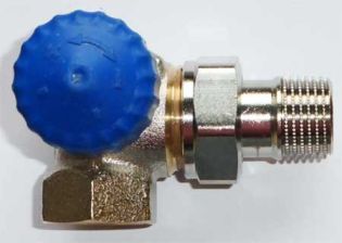 Heimeier Thermostatventil 3/8'' Winkeleck links f�r Schwerkraftanlagen