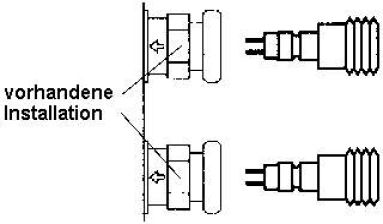 Anschlu�adapter f�r VED an Wassersteckdose
