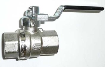 Messingkugelhahn 3/8'' mit verriegelbarem Handhebel
