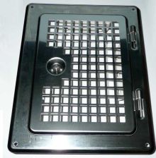 Kamin L�ftert�re aus Edelstahl  14 x 20 cm