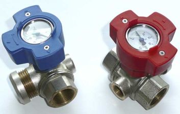 Multifunktionskugelhahn-Set f�r W�rmetauscher 3/4''