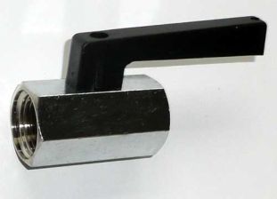 Mini-Kugelhahn mit langem Hebel 1/8'' Innengewinde