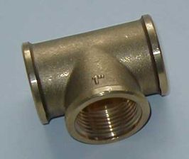 Messing T - St�ck 3/8'' IG