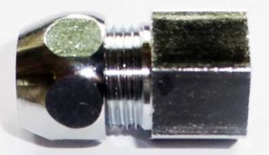 Gerade Verschraubung 3/8'' IG x 8mm verchromt