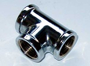 T - St�ck 3/8'', verchromt