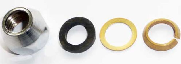 Quetschverschraubung 3/8'' x 8mm verchromt