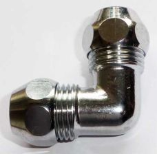 Winkel - Quetschverschraubung 8x8mm verchromt