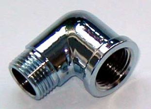 Winkel 3/8'' IG / AG, verchromt