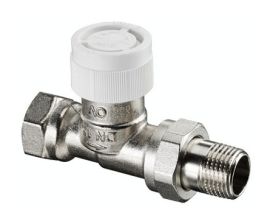 Oventrop Heizkoerper-Thermostat 3/8'' Durchgang mit Voreinstellung