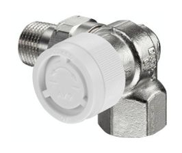 Oventrop Heizkoerper-Thermostat 1/2'' Winkel Eck rechts mit Voreinstellung