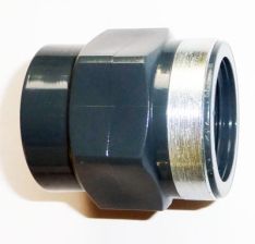 PVC-U  �bergangs-Gewindemuffe 16mm x 3/8'' IG