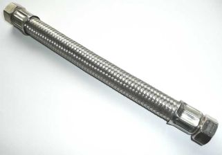 Panzerschlauch 3/8'' IG x 300 mm, gerade mit �berwurf