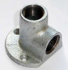 Temperguss Fitting Wandwinkel 1/2'' IG verzinkt  Nr. 471