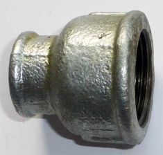 Temperguss Fitting Reduziermuffe 1/4''x1/8'' IG verzinkt  Nr. 240