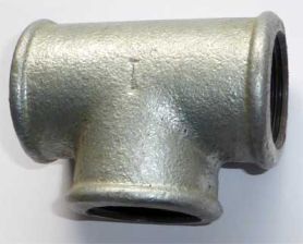 Temperguss Fitting T-St�ck 1/8'' IG verzinkt  Nr. 130
