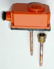 Tauchthermostat mit Au�enskala 100 mm lang