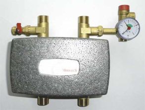 Systemtrennung mit Plattenw�rmetauscher mit 16 Platten