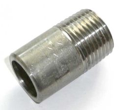 Edelstahl  Anschwei�nippel 1/8''  30 mm