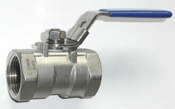 Edelstahl Muffenkugelhahn 1-tlg. Innengewinde 1/4''