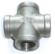 Edelstahl  Kreuzst�ck 1/4''