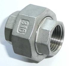 Edelstahl Verschraubung 1/8'' IG,  konisch- dichtend