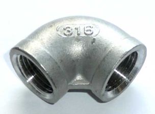 Edelstahl Winkel 1/8'' IG / IG