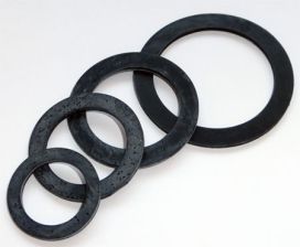 Perbunan (NBR) Dichtung f�r Tempergu�-Verschraubungen 1/4'' 17x24mm