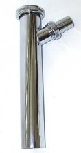 Verstellrohr 1 1/4'' verchromt mit Schlauchanschlu� 45�